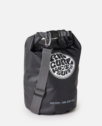 Surf Series Barrel Bag 20L - Black/Grey