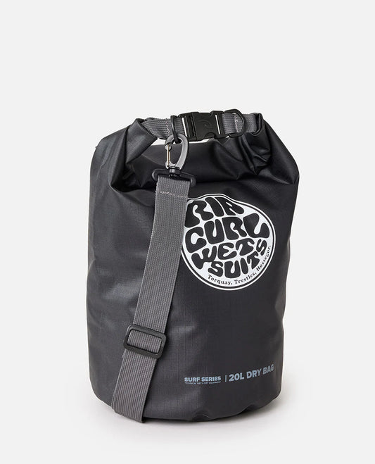 Surf Series Barrel Bag 20L - Black/Grey