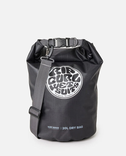 Surf Series Barrel Bag 20L - Black/Grey