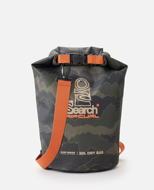 RC Surf Series Barrel Bag 20L - Black/Olive