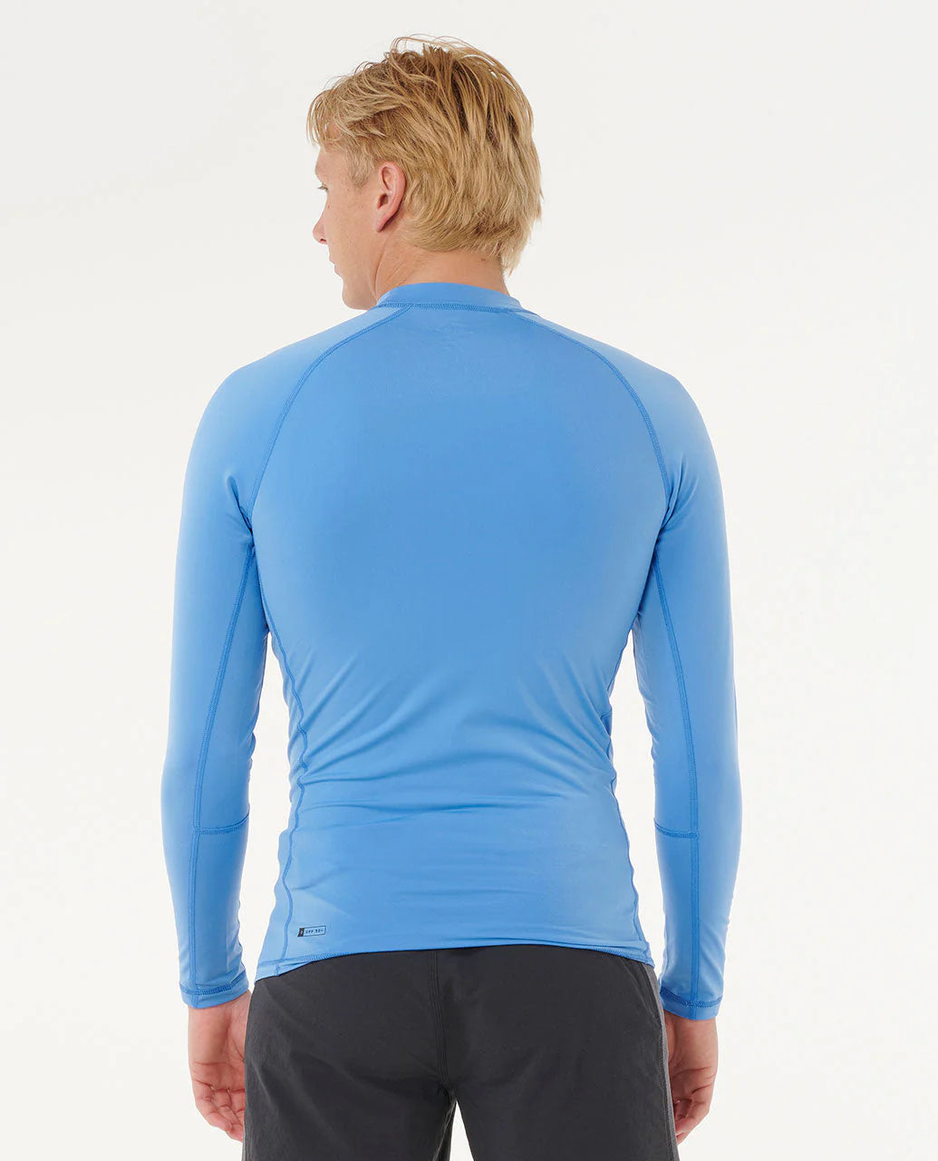Icons UPF50+ Brushed Long Sleeve Rash Vest - Blue Gum