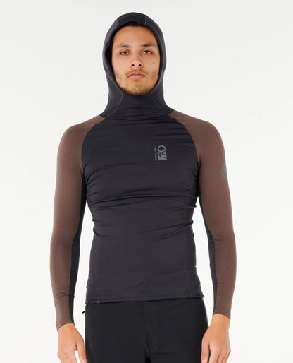 Search UPF Performance Long Sleeve Hood - Rock