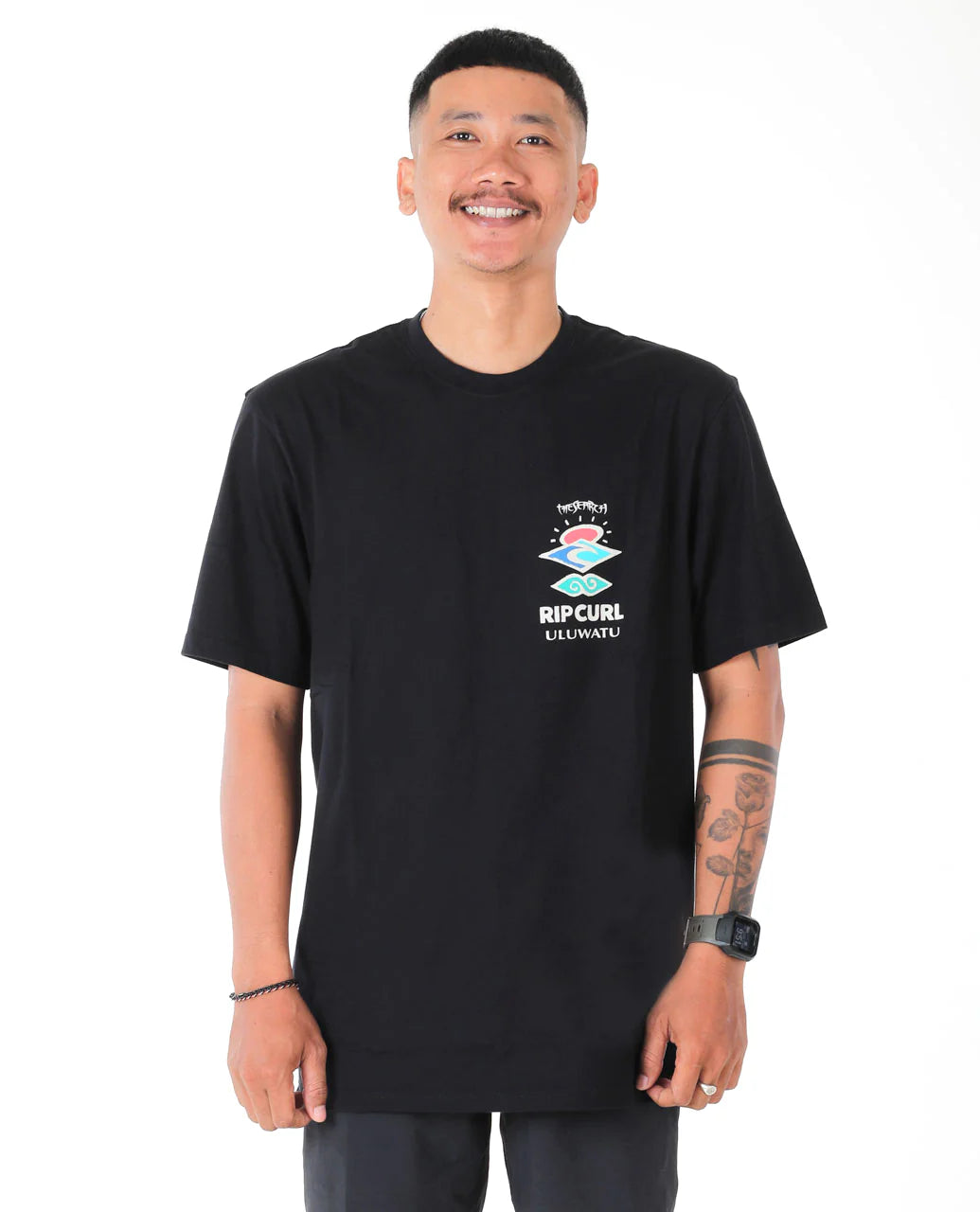 Bali Putu Surya Uluwatu Tee - Black