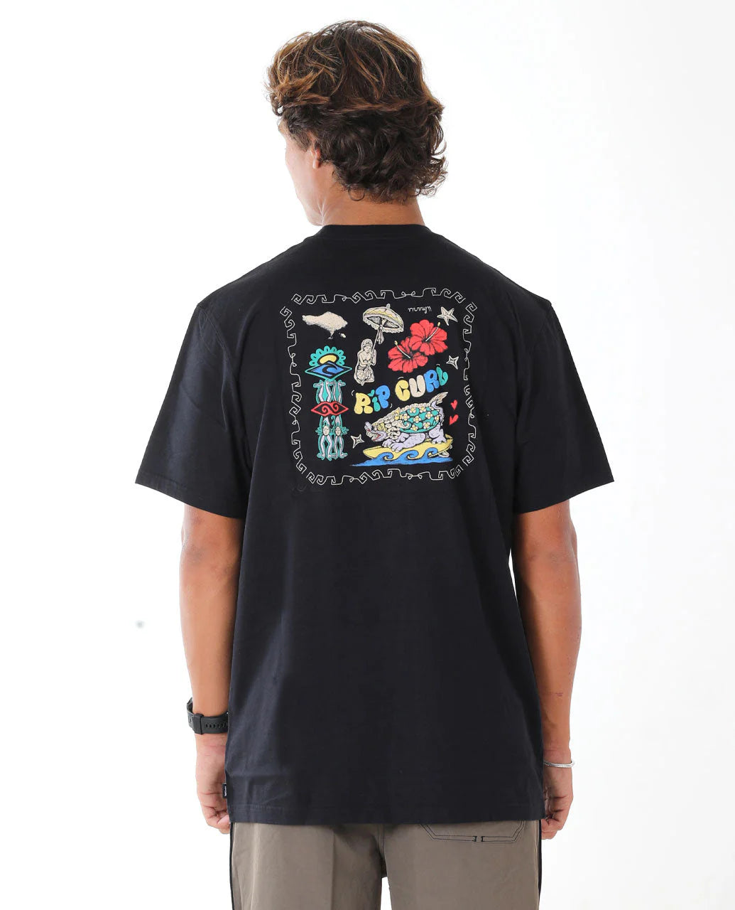 Bali Putu Surya Culture Tee - Black