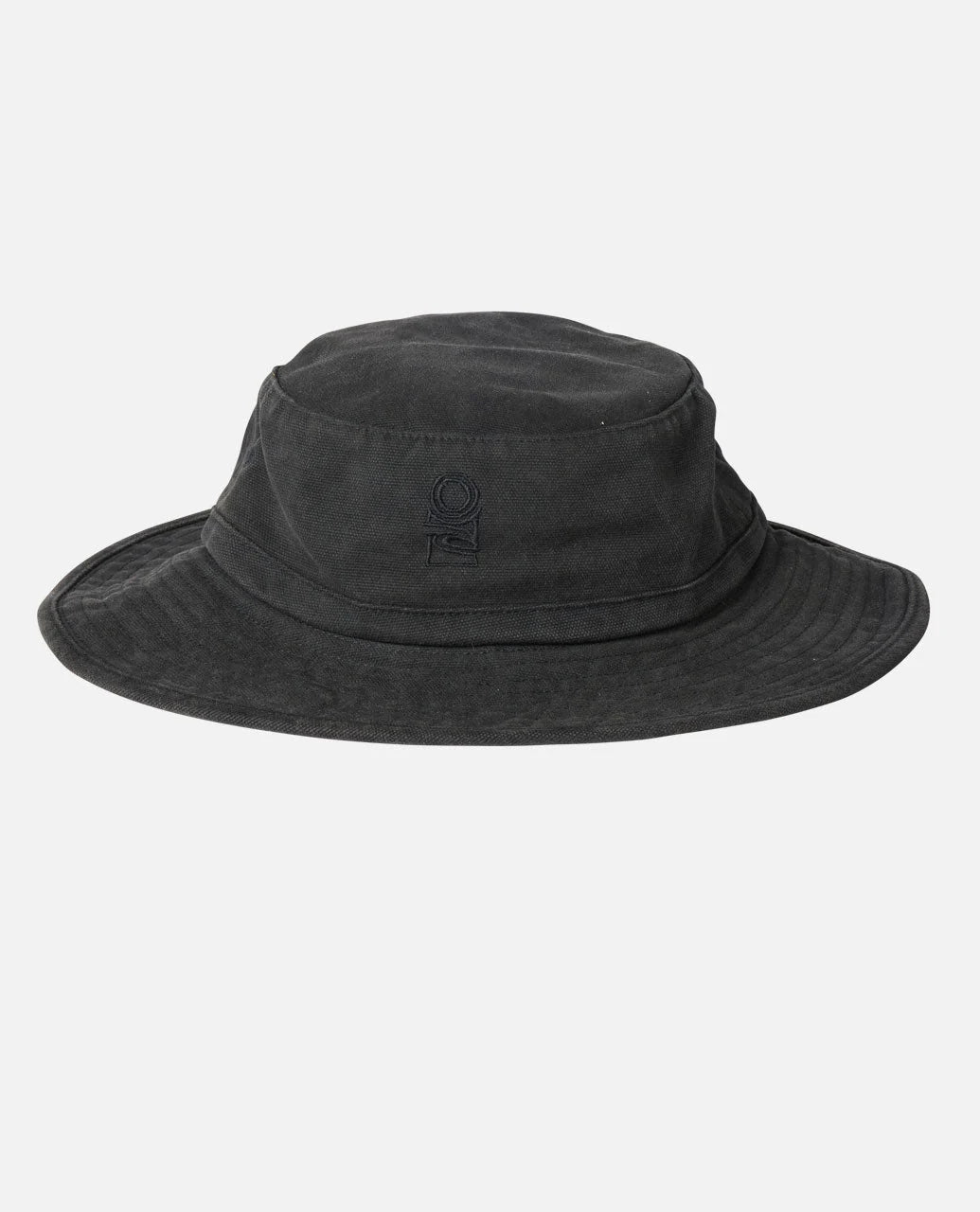 Search Canvas Wide Brim Hat - Black