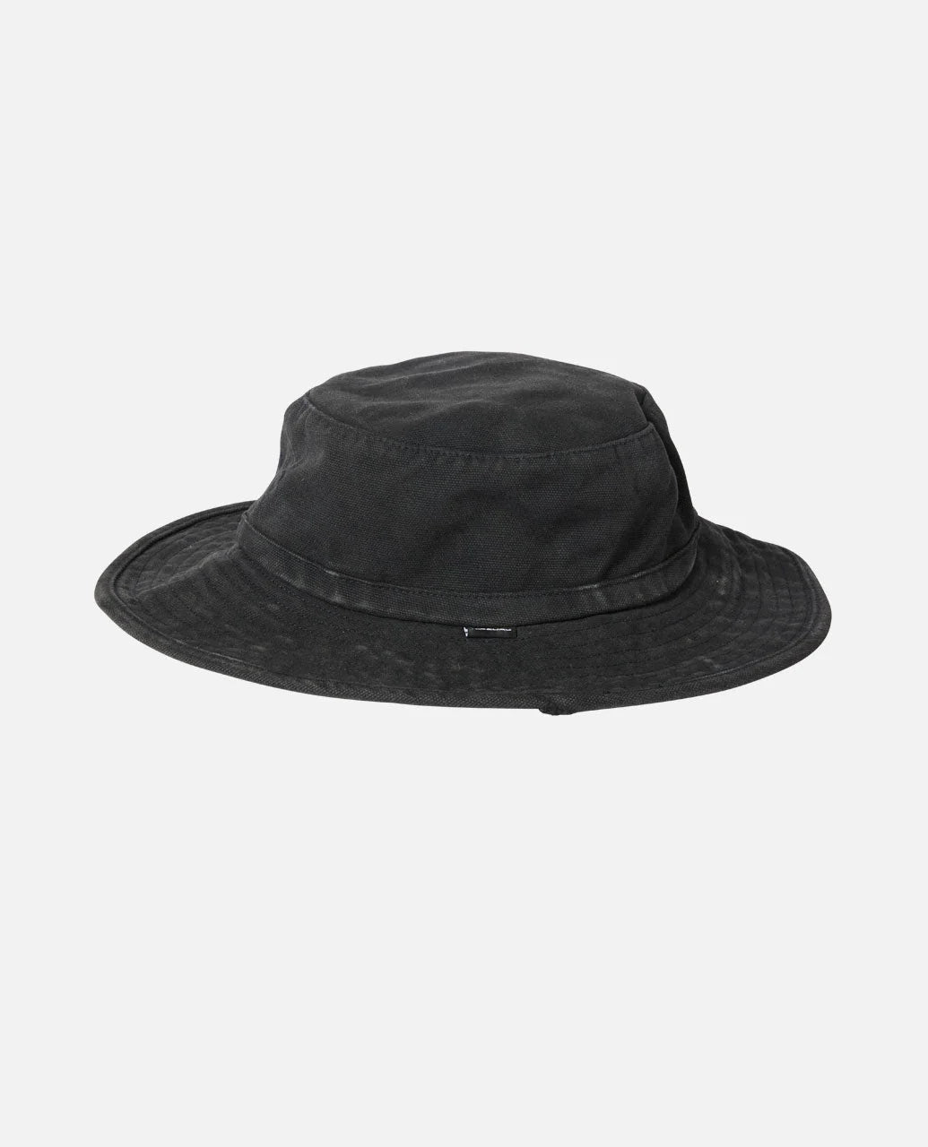 Search Canvas Wide Brim Hat - Black