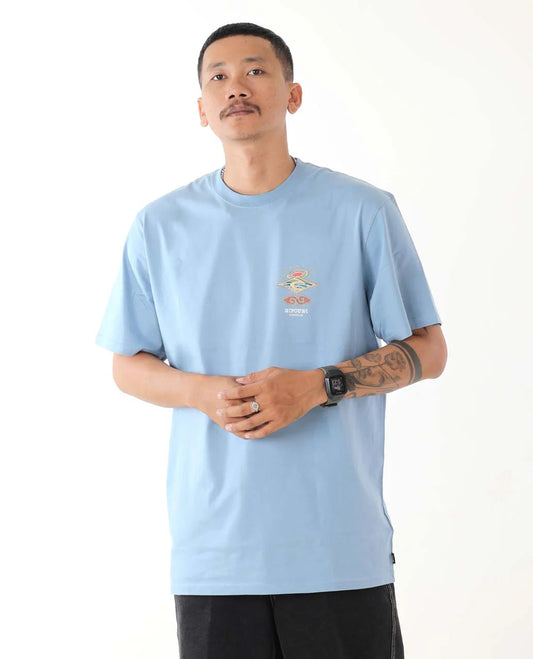 Search Uluwatu Desto Tee - Faded Denim