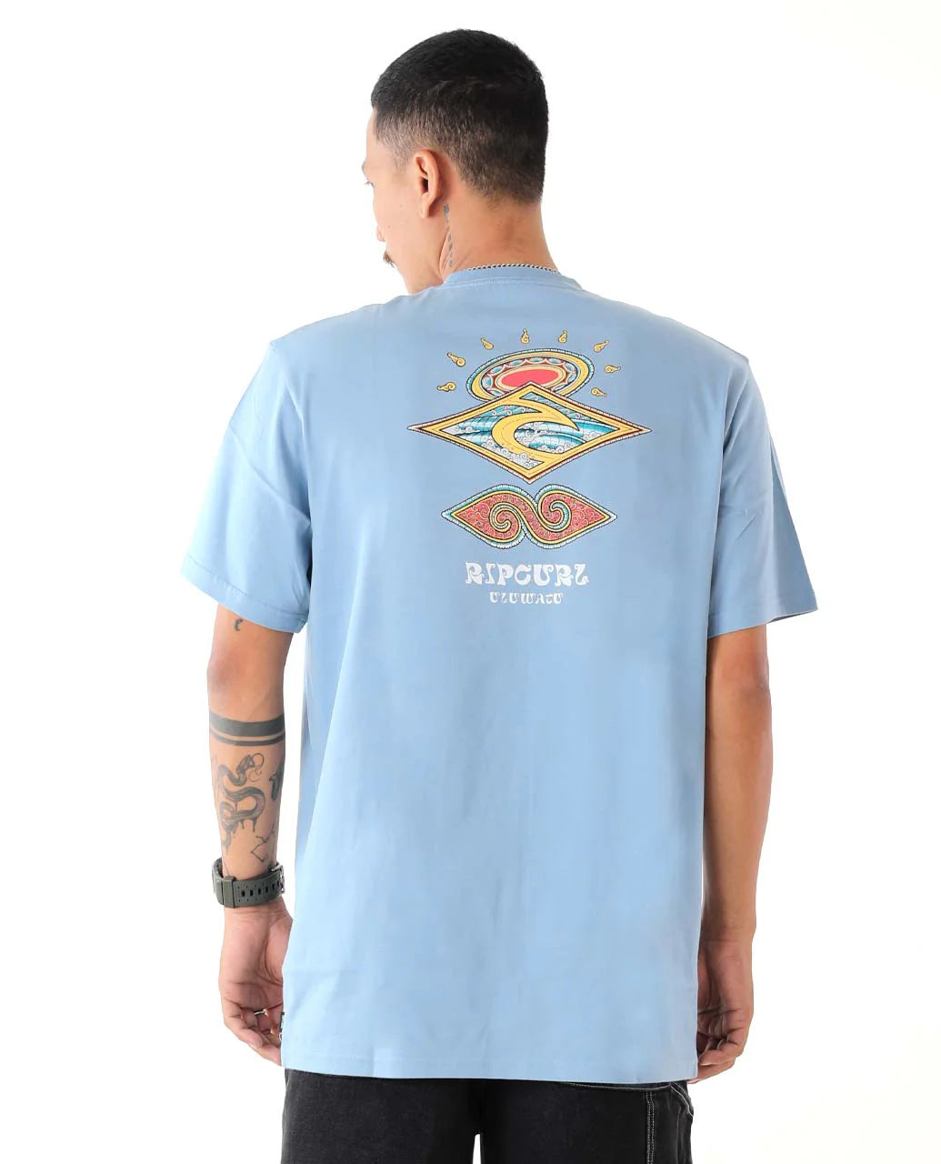 Search Uluwatu Desto Tee - Faded Denim