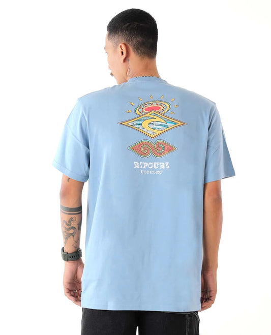 Search Uluwatu Desto Tee - Faded Denim