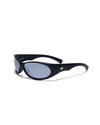 RV-Demon Speed Matte Black Silver-Grey Polarized