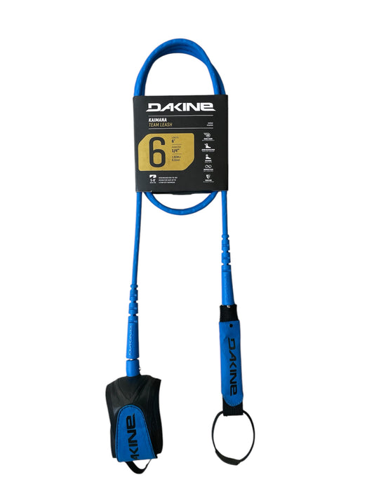 DK Kaimana Team 6' x 1/4' Surf Leash - Blue