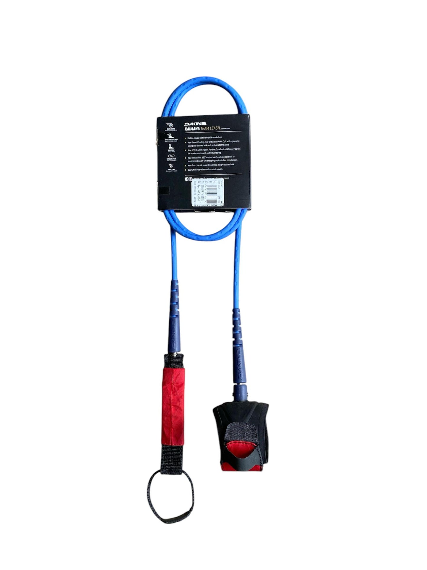 DK Kaimana Team 6' x 1/4' Surf Leash - Various Colors
