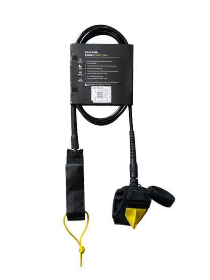 DK Kainui Big Wave 7' Surf Leash - Black/Yellow