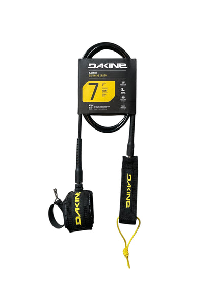 DK Kainui Big Wave 7' Surf Leash - Black/Yellow
