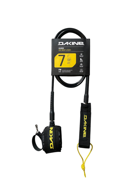 DK Kainui Big Wave 7' Surf Leash - Black/Yellow