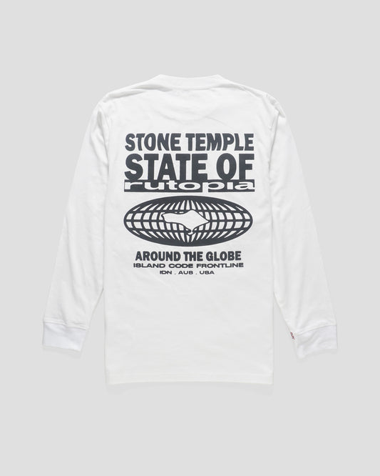 Rutopia Stone Temple LS Men - White