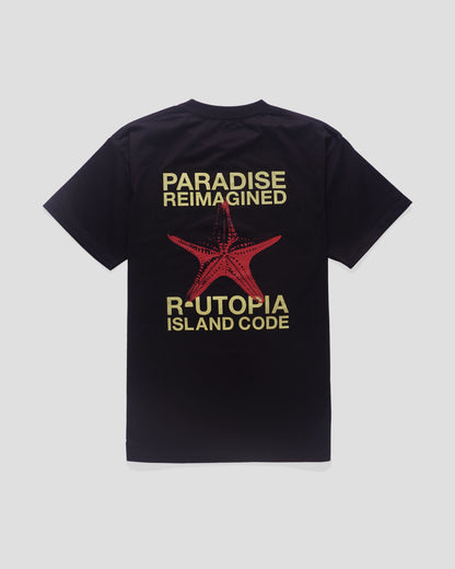 Rutopia Star Frontline Tee Men - Black