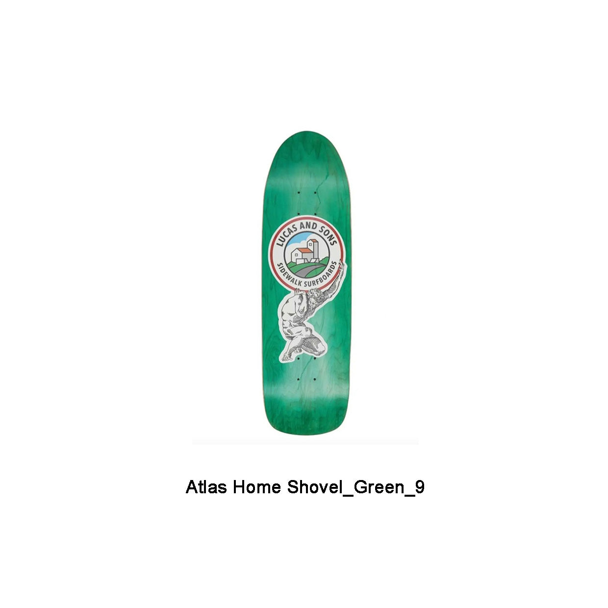 Lucas&Sons Atlas Home Shovel Deck 9' - Green