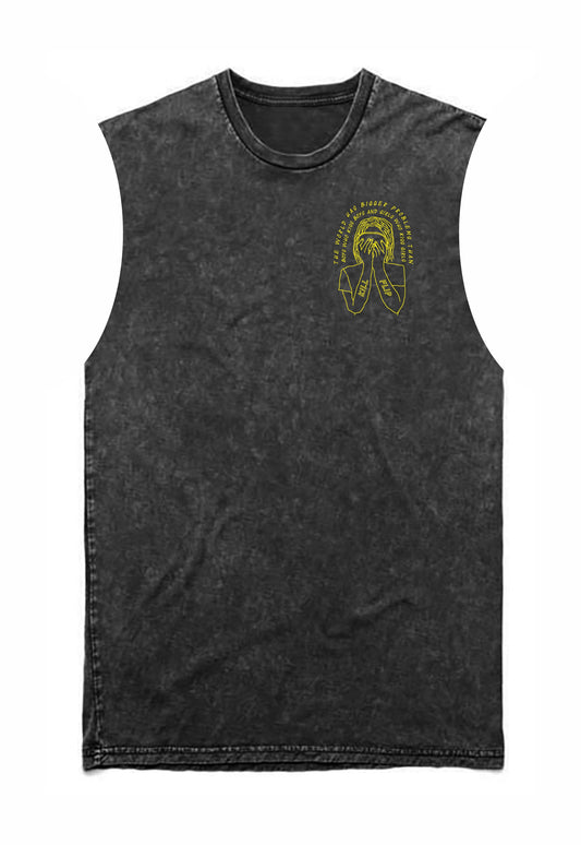 Bigger Problem Muscle Tee Men  - Blackwash