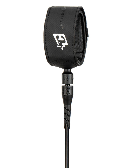Creatures Superlite Pro 6' Leash - Black/Silver