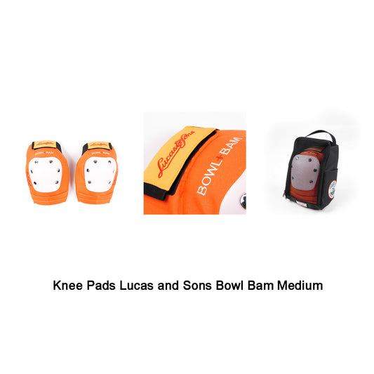 Lucas&Sons Knee Pads Bowl Bam Medium - Orange