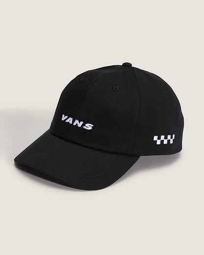 Original Vans Check Side Curved Bill Jockey Hat - Black