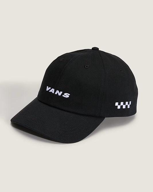 Original Vans Check Side Curved Bill Jockey Hat - Black