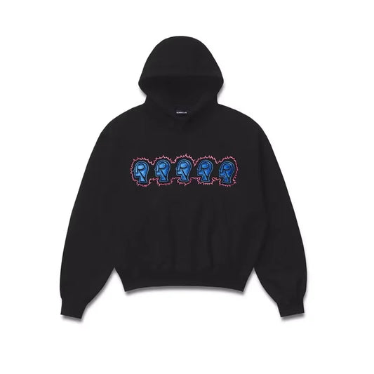 Dancing Head Hoodie - Black