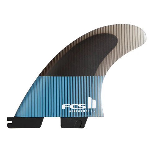 FCS II Performer PC Quad Fins - Tranquil Blue