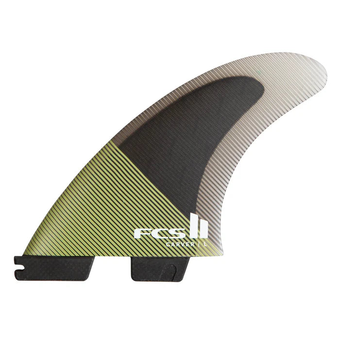 FCS II Carver PC Tri Fins - Eucalyptus