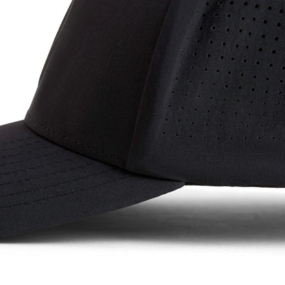 Florence Cordura® Airtex Delta Trucker Hat  - Black