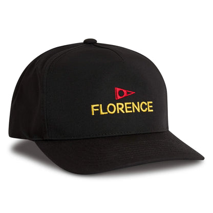 Florence Logo Twill Hat - Black