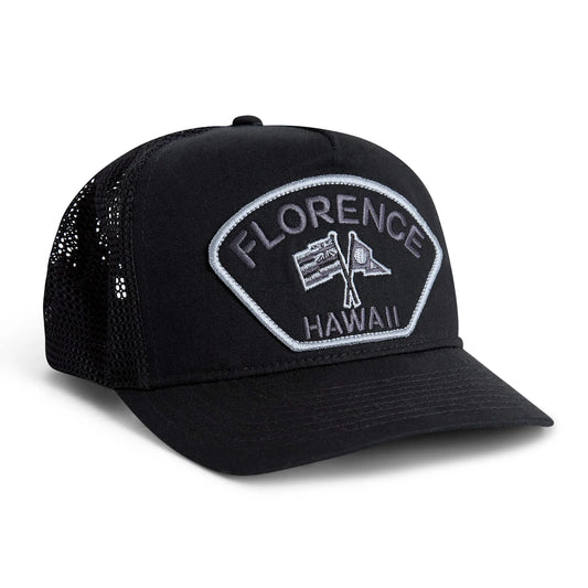 Florence Patrol Trucker Hat - Black