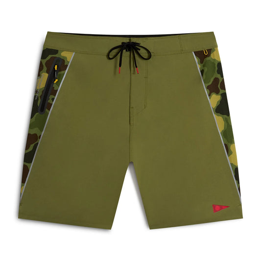 F1 Zero Airtex Boardshort - Tropic Green