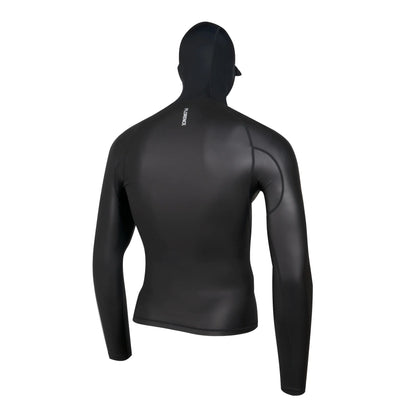Florence Windshield Long Sleeve Hooded Rashguard - Black