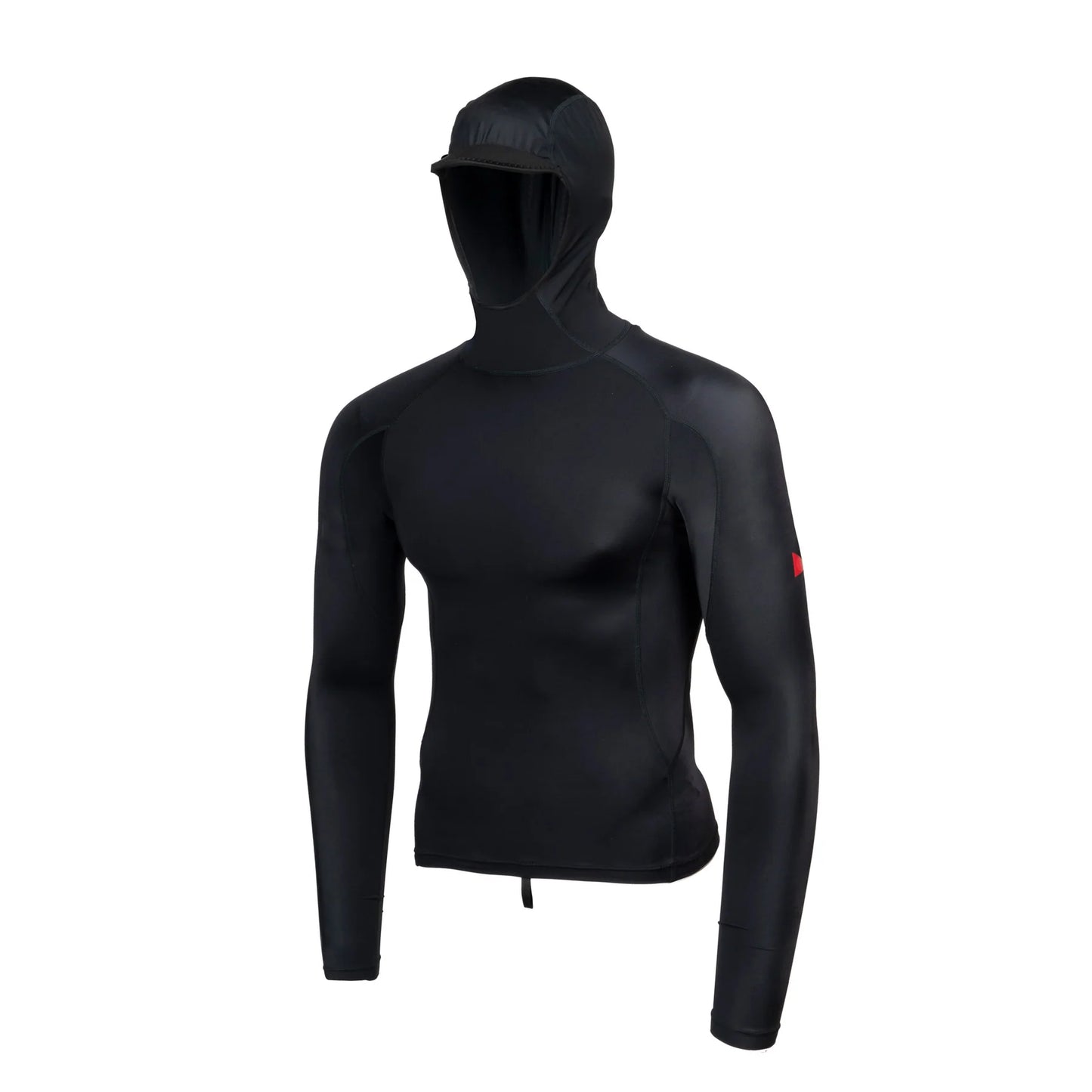 Florence Long Sleeve Hooded Rashguard - Black