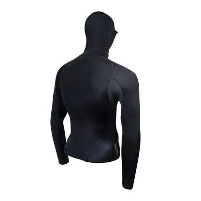 Florence Long Sleeve Hooded Rashguard - Black