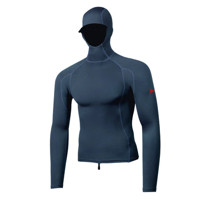 Florence Long Sleeve Hooded Rashguard - Dark Navy