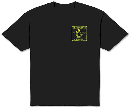 Freedom Boxy Tee Men - Black