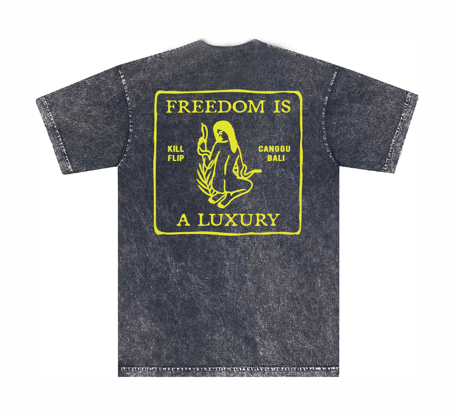 Freedom Relax Tee Men - Blackwash