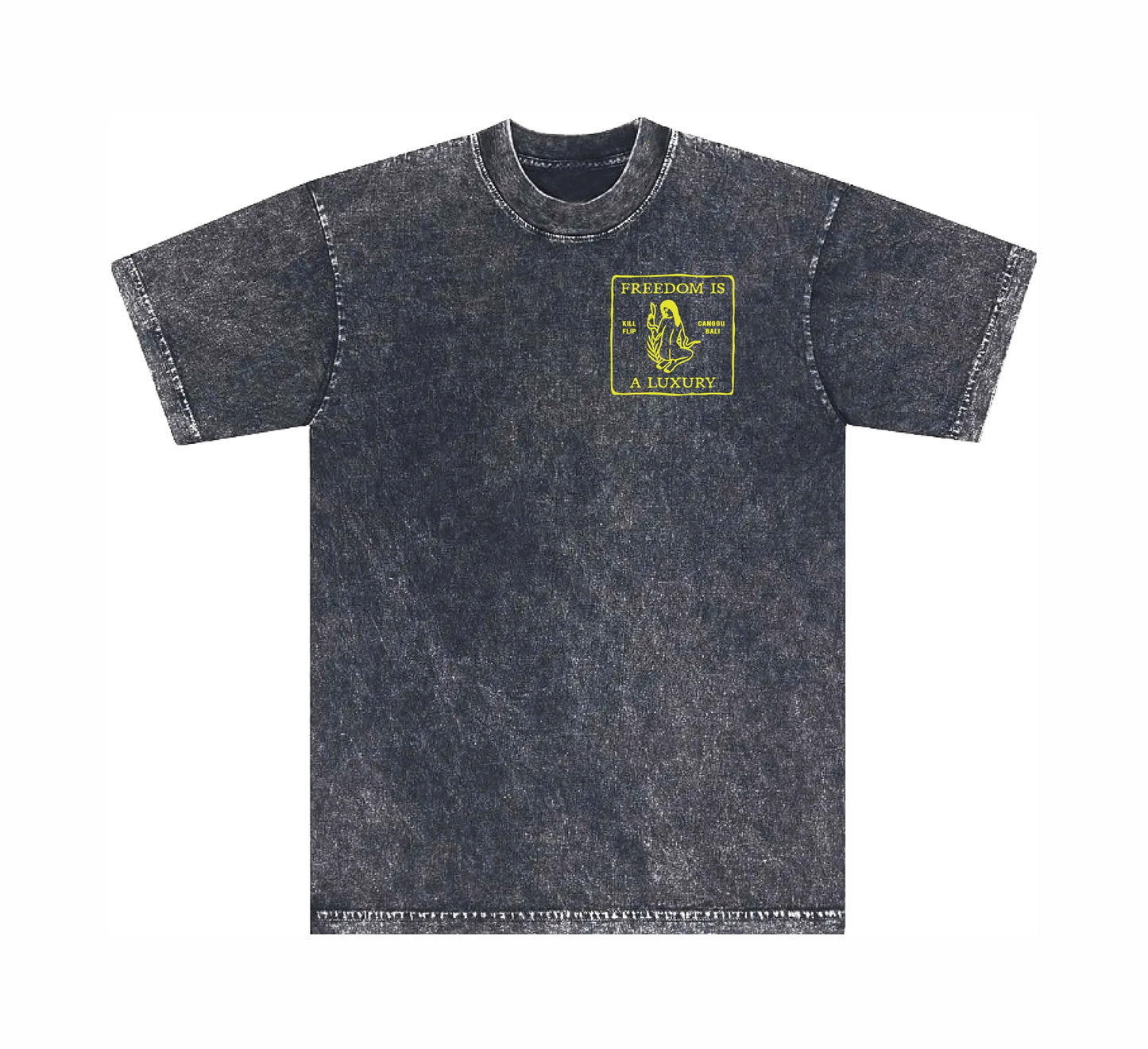 Freedom Relax Tee Men - Blackwash