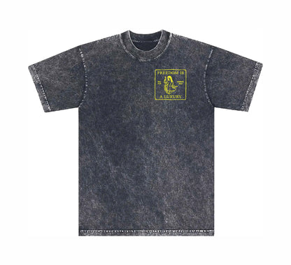 Freedom Relax Tee Men - Blackwash