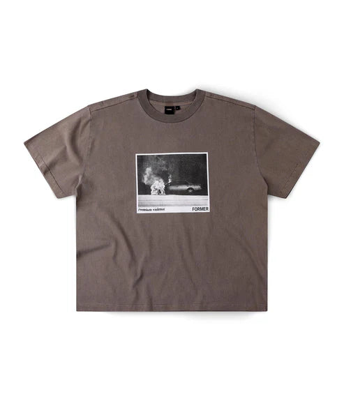 Former Ignite Boxy T-Shirt - Washed Brown