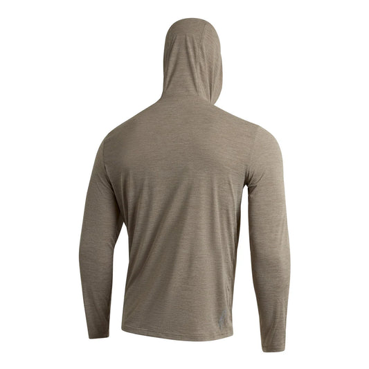Airtex Long Sleeve Hooded Shirt - Heather Vintage Khaki
