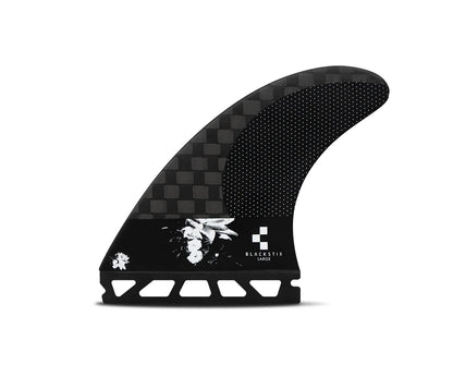 FUTURES Ando Blackstix Thruster Large Fins - Black