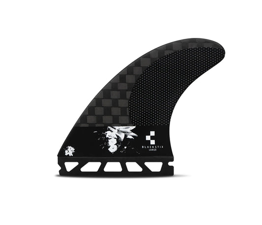 FUTURES Ando Blackstix Thruster Large Fins - Black