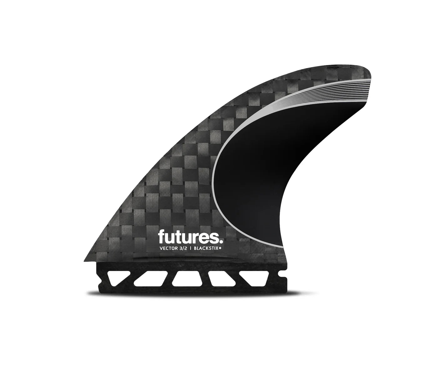 FUTURES Vector 3/2 Large Blackstix Thruster - Silver