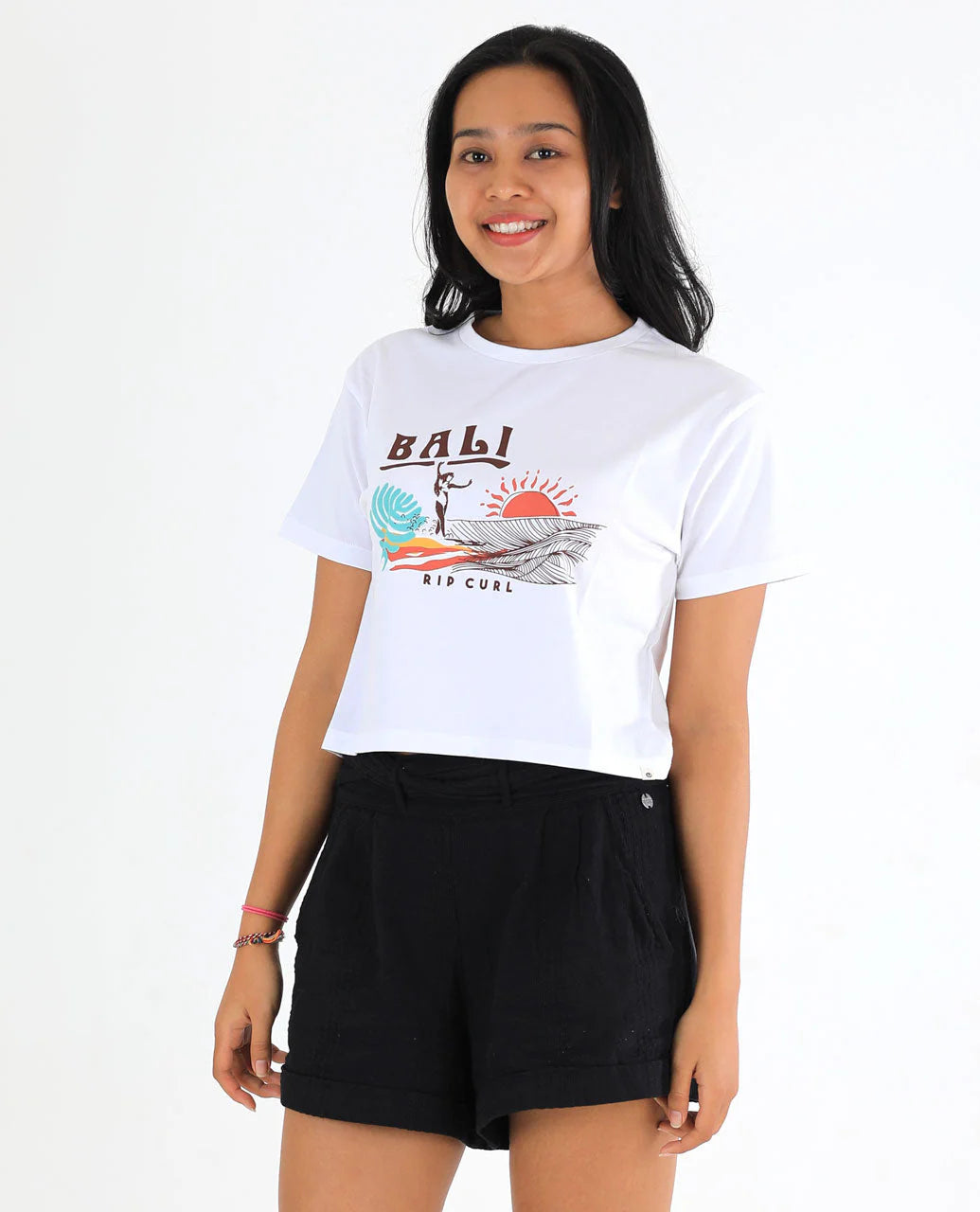 Bali Tropic Feels Tee - White