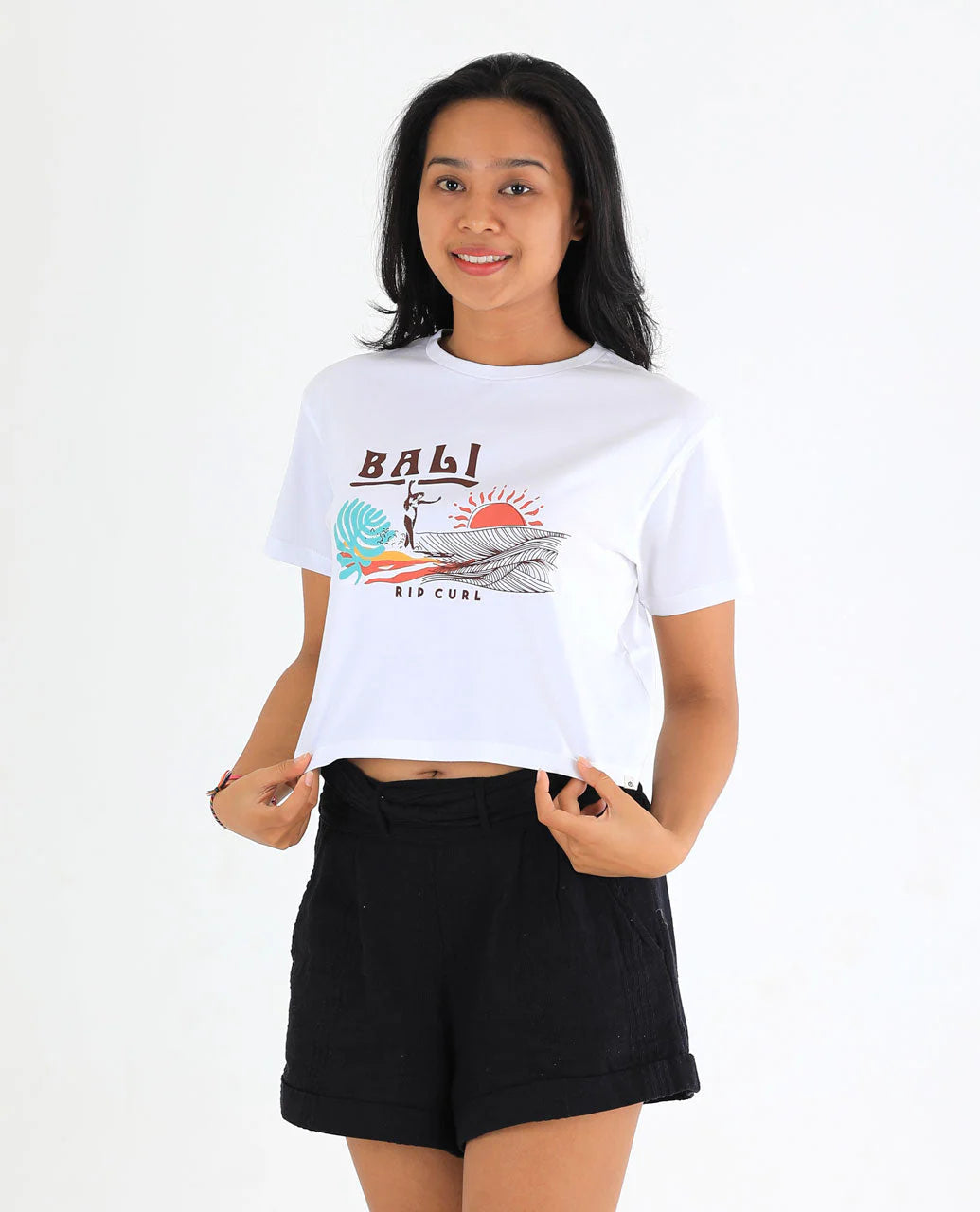 Bali Tropic Feels Tee - White