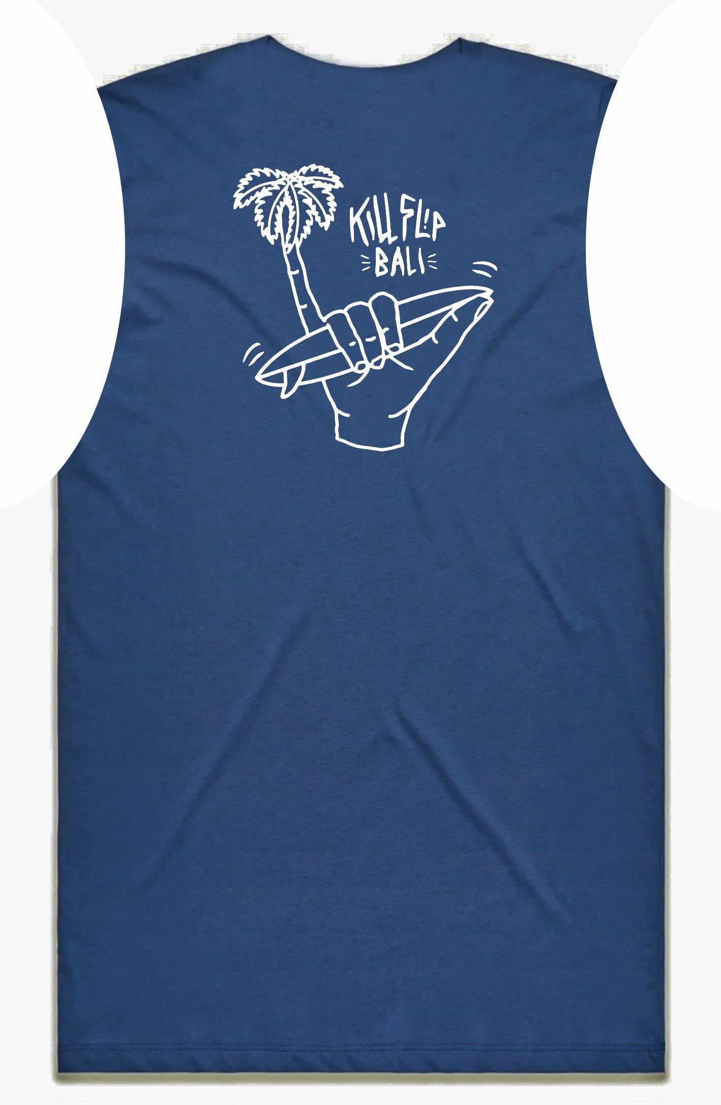 Hang Loose Muscle Tee Men - Navy